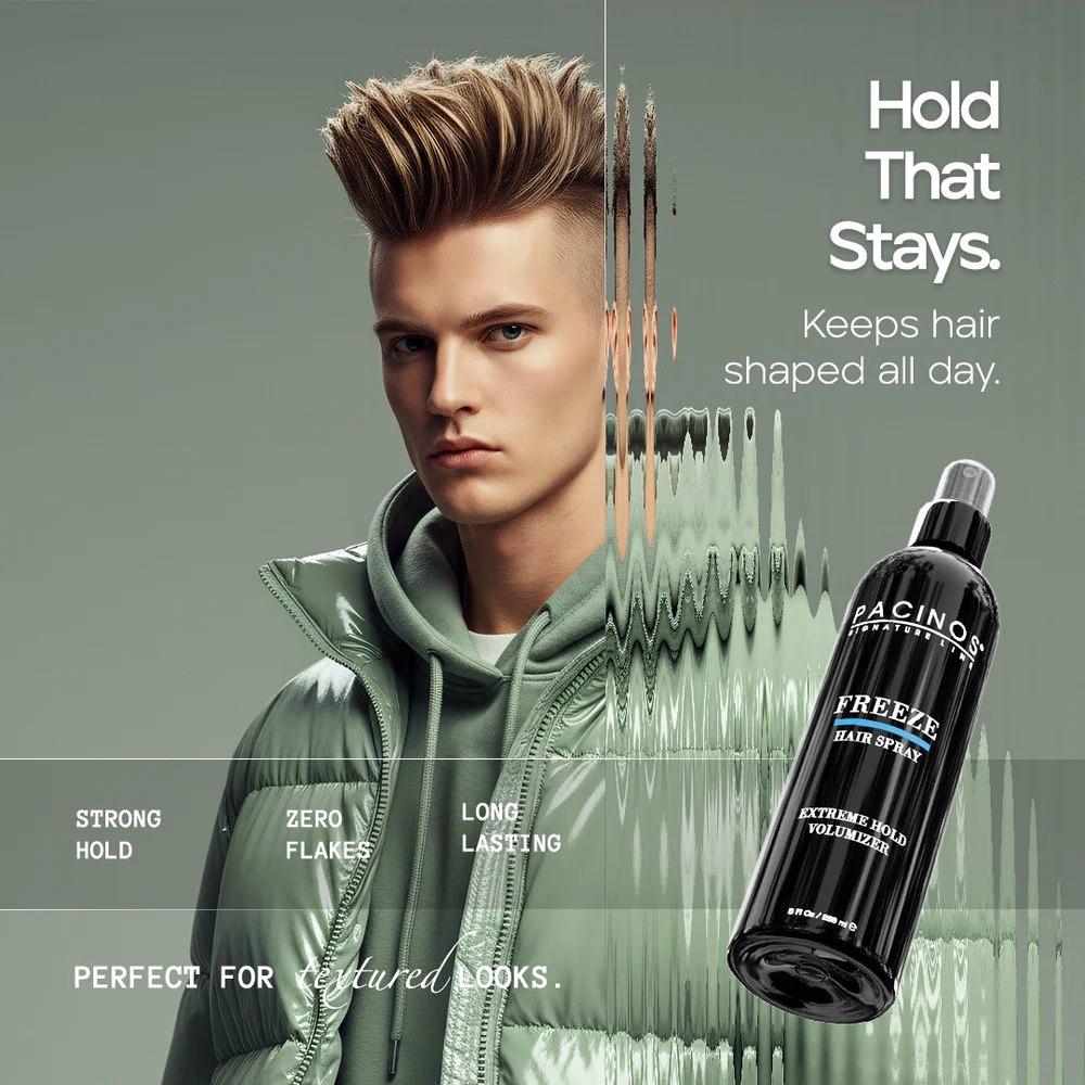 Pacinos Freeze Hair Spray 236ml - Image 6