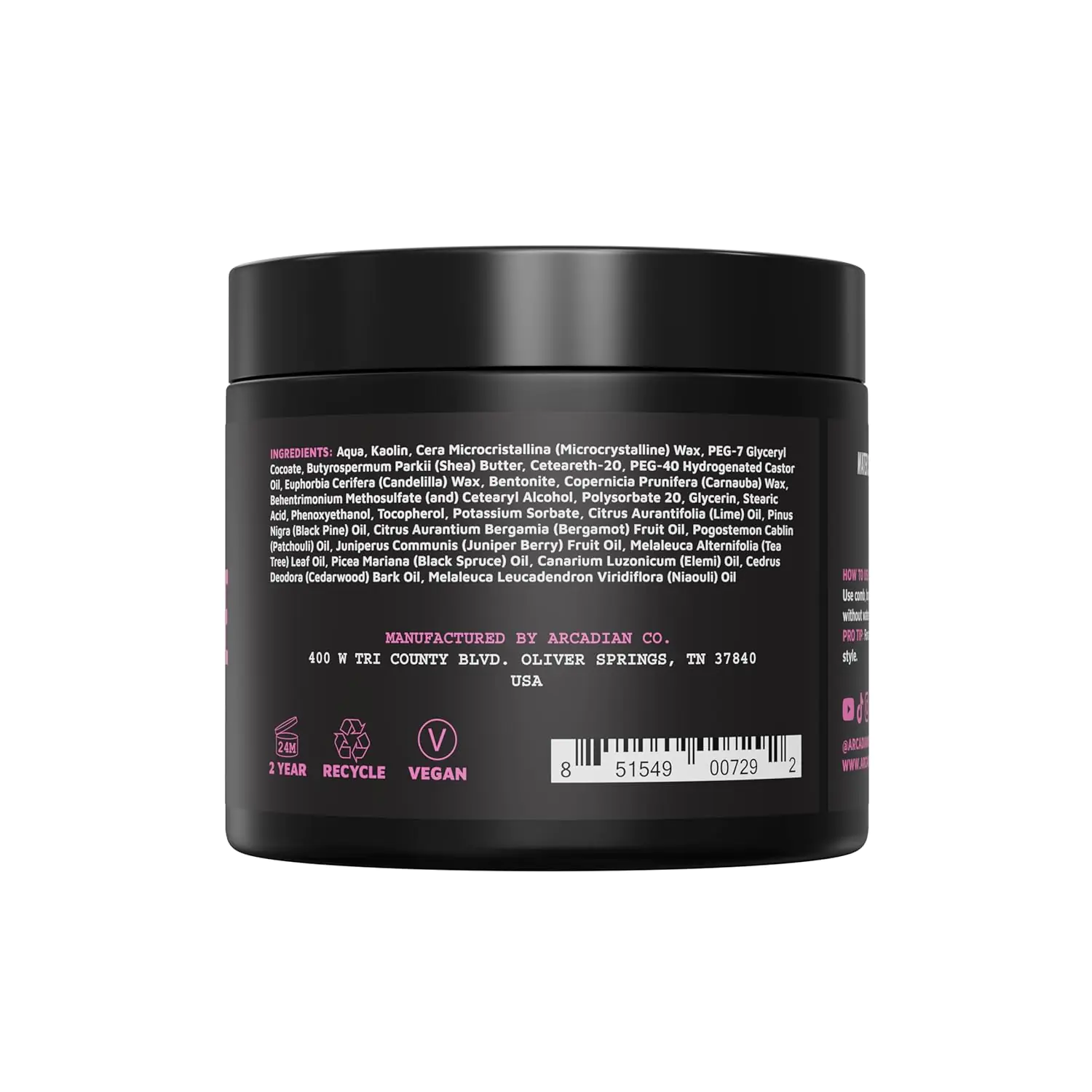 Arcadian Matte Paste 115g (Slightly Damaged Jar) - Image 3