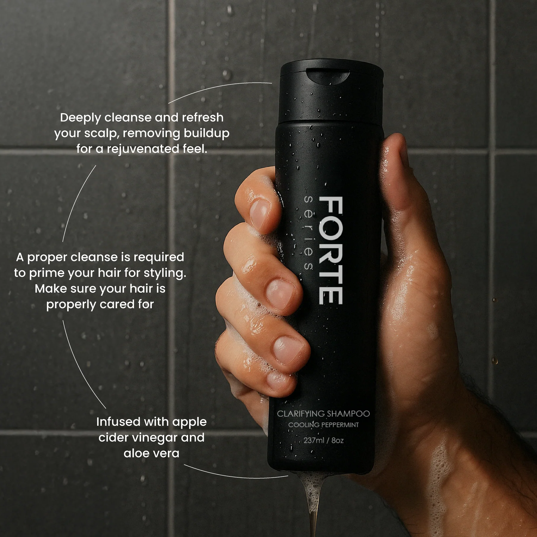 Forte Series Clarifying Shampoo 237ml - Image 2