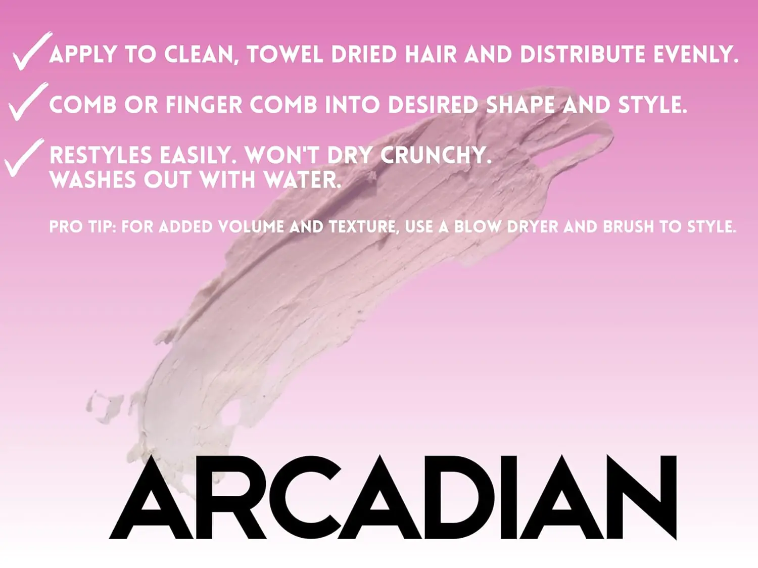 arcadian travel matte paste