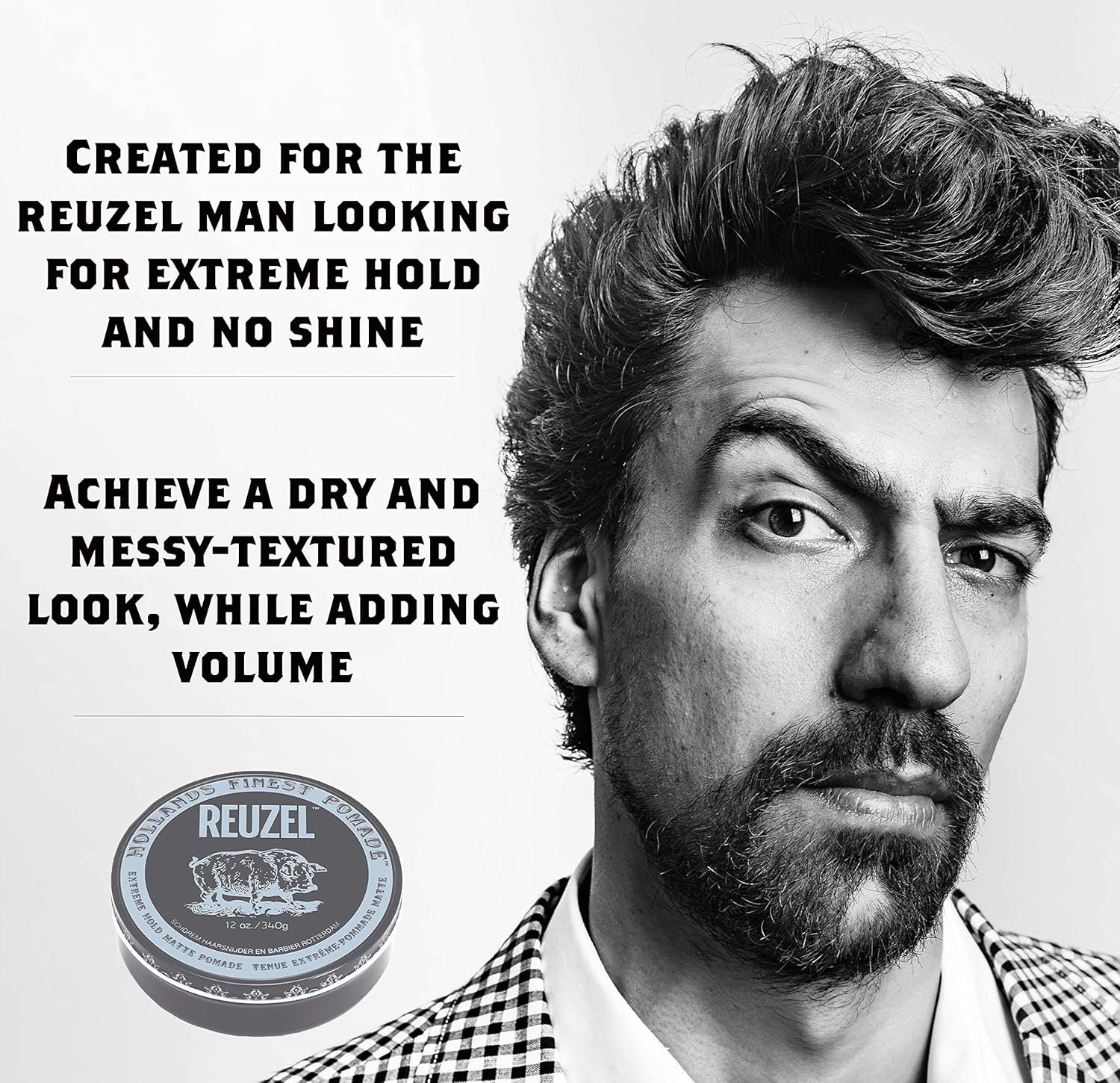 Reuzel Extreme Hold Matte Pomade 113g - Image 5