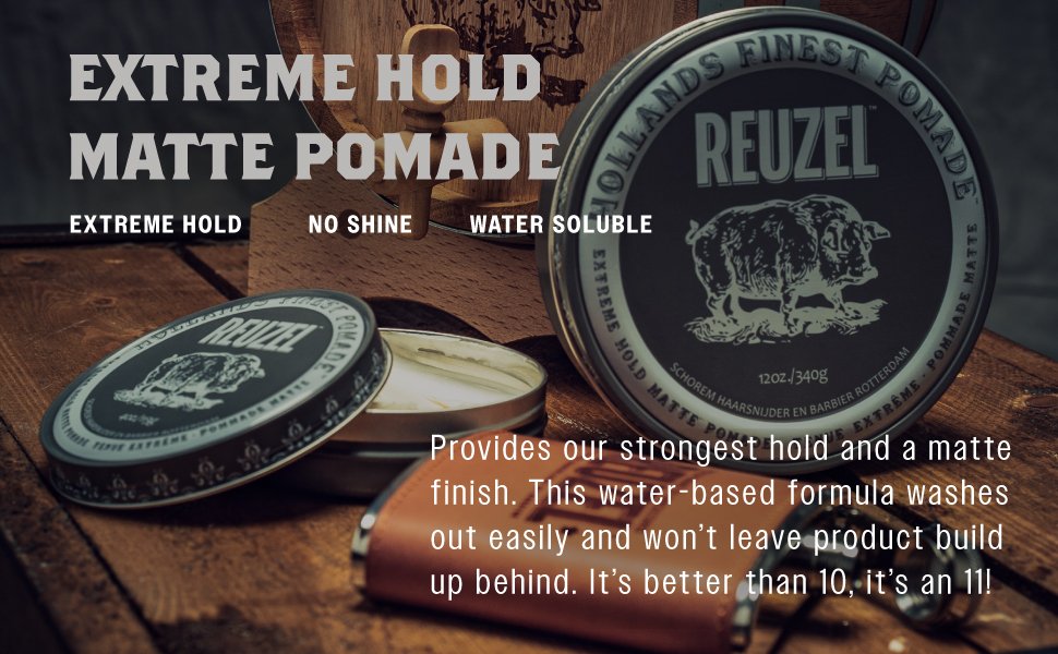 Reuzel Extreme Hold Matte Pomade 113g - Image 2