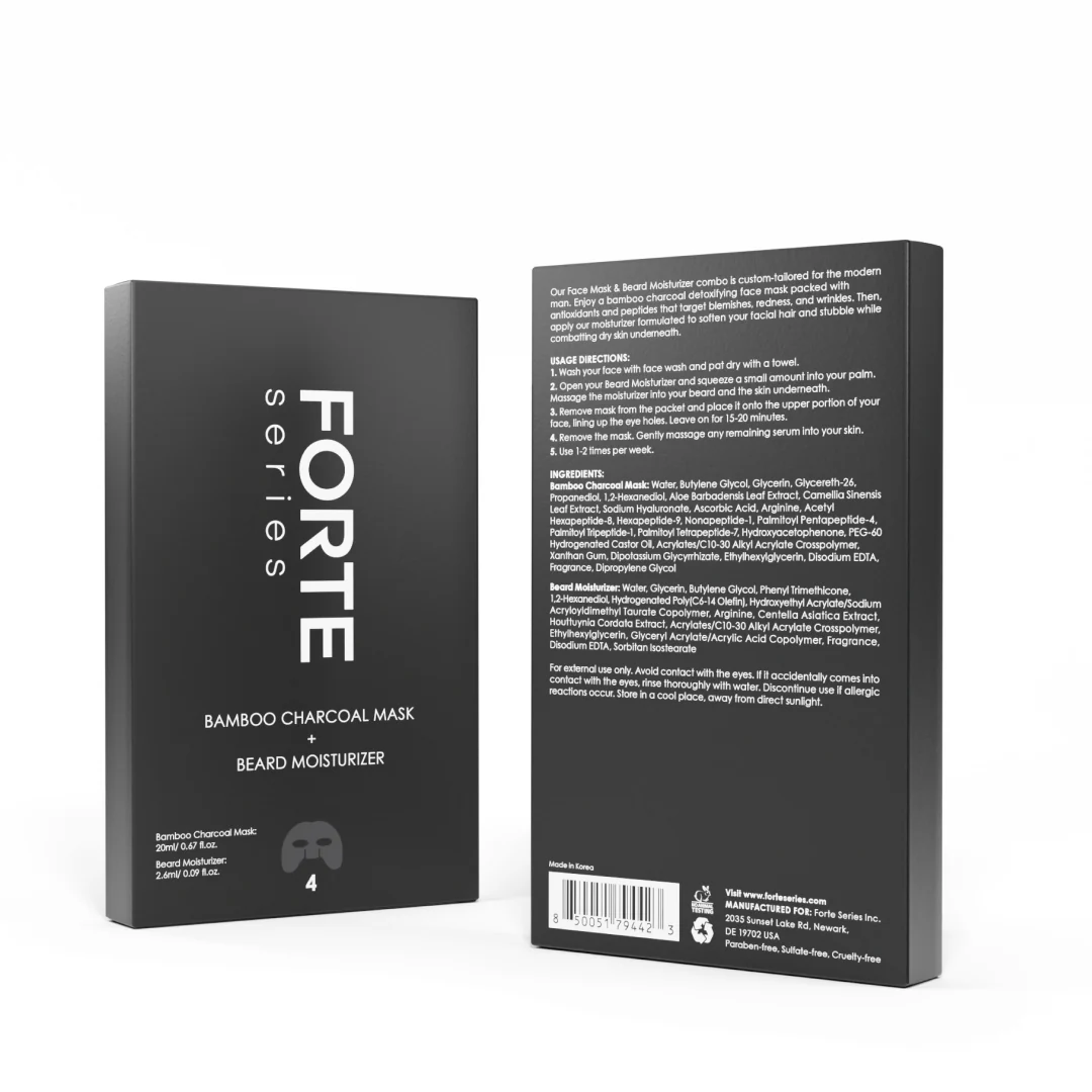 Forte Series Bamboo Charcoal Face Mask