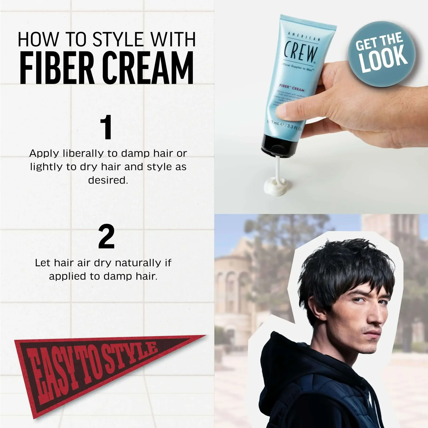 American Crew Fiber Cream 100g - Image 5