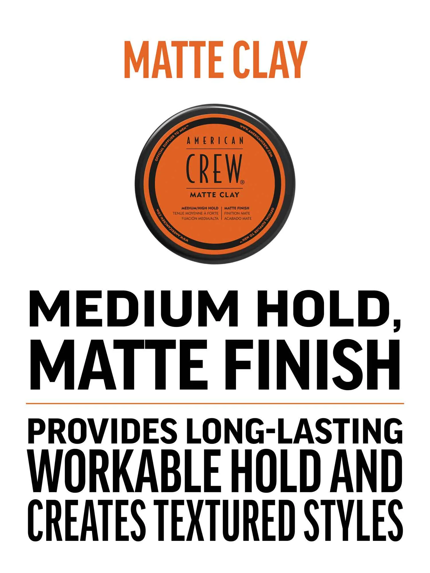 American Crew Matte Clay 85g - Image 2