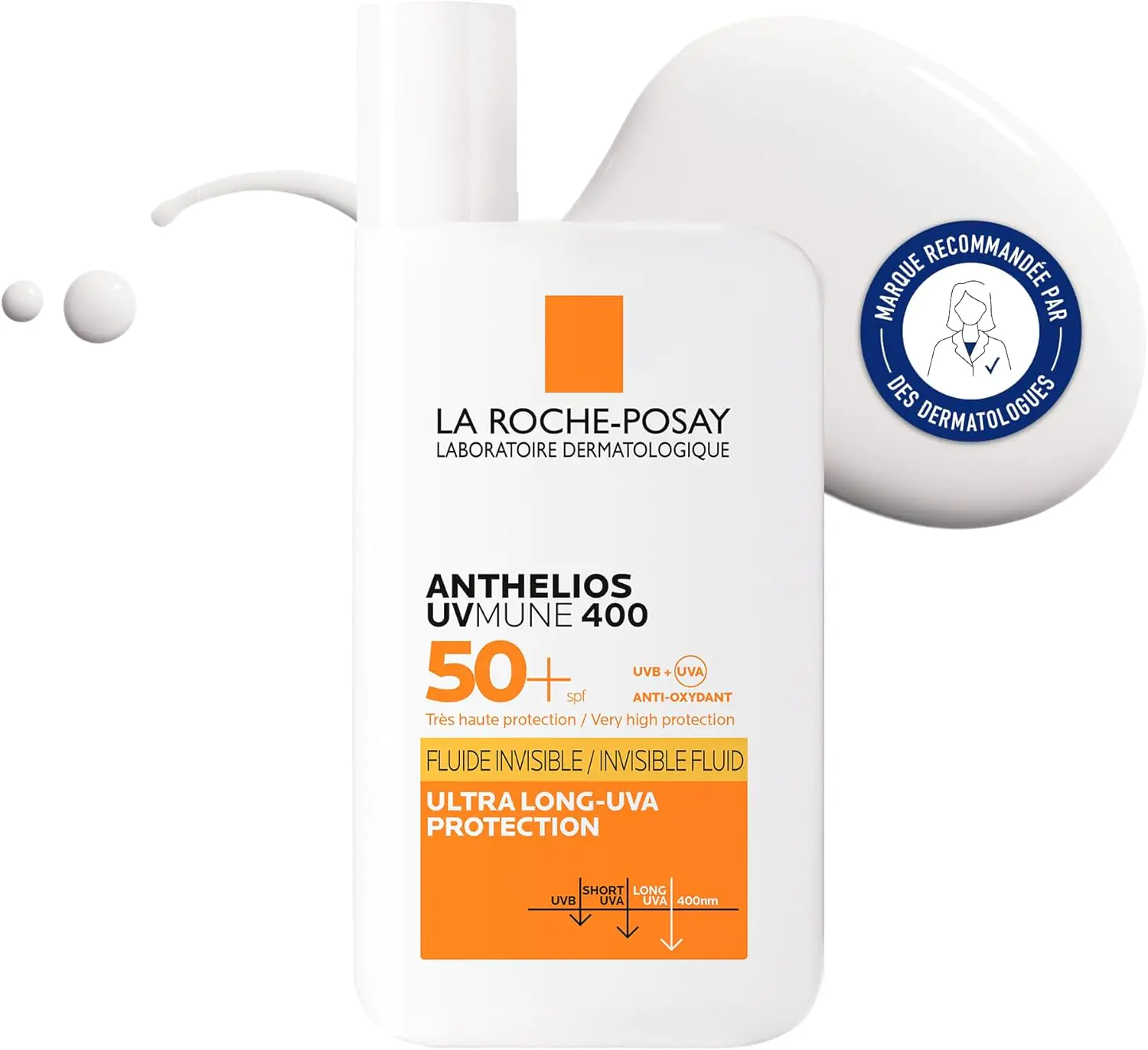 La Roche-Posay Anthelios UVMune 400 Invisible Fluid SPF50+ 50ml - Image 3