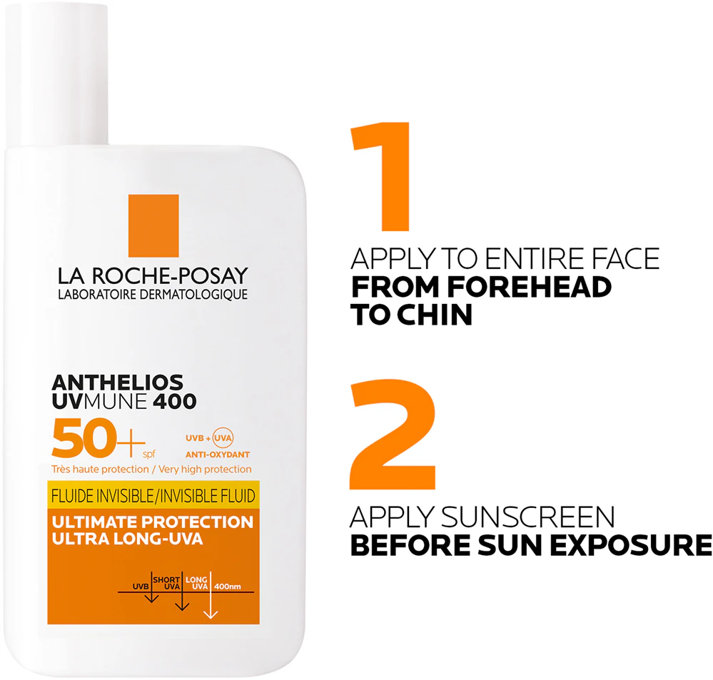 La Roche-Posay Anthelios UVMune 400 Invisible Fluid SPF50+ 50ml - Image 4