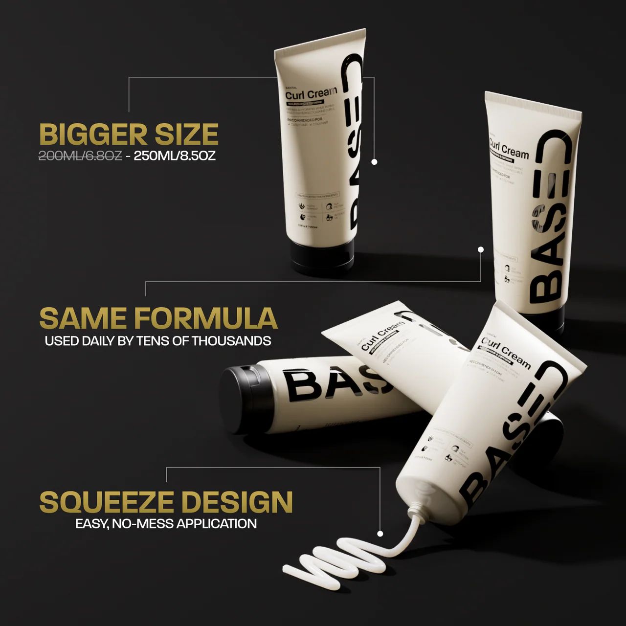 Based Curl Cream 250ml - Image 3