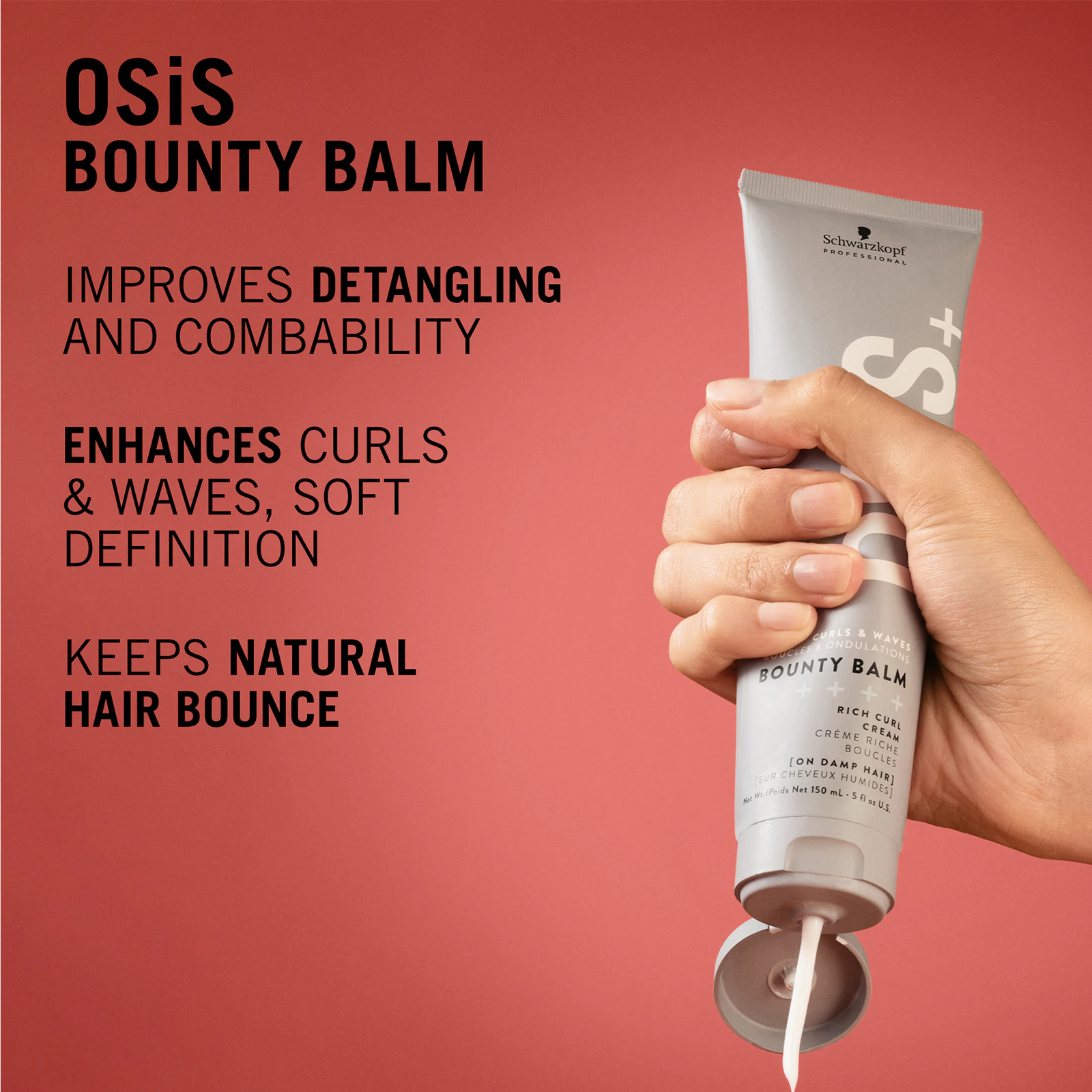 Schwarzkopf OSiS+ Bounty Balm Curl Cream 150ml - Image 2